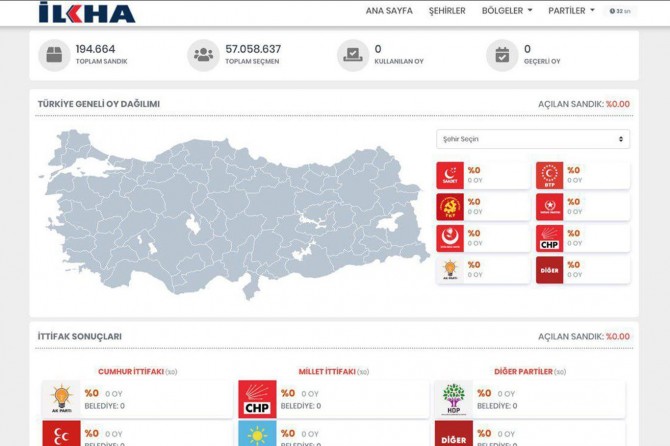 Follow the election results moment to moment from ILKHA