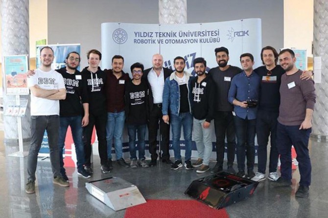 BÜ öğrencileri robot yarışmasında Türkiye 4'üncüsü oldu