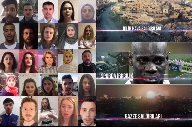 Genç iletişimcilerden "ırkçılığa ve terörizme dur de" kampanyası