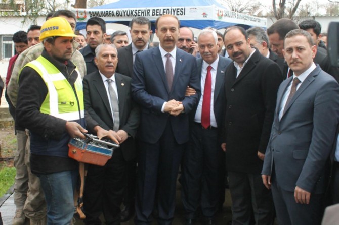 Cami temeli törenle atıldı