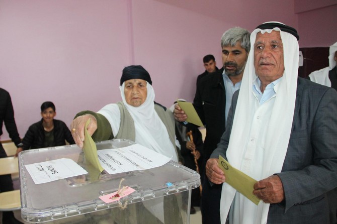 Oy verme işlemlerinde renkli görüntüler