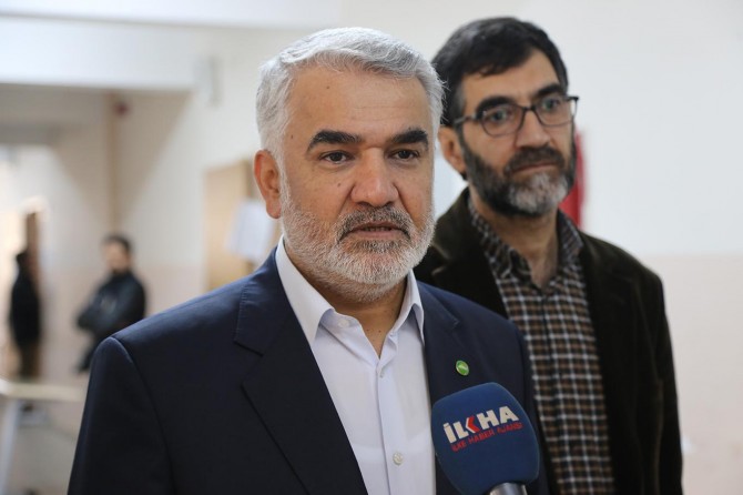 Wekîlê Serokê Giştî yê HUDA PARê dengê xwe da