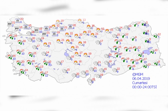 Meteorolojiden yağmur kar ve sis uyarısı