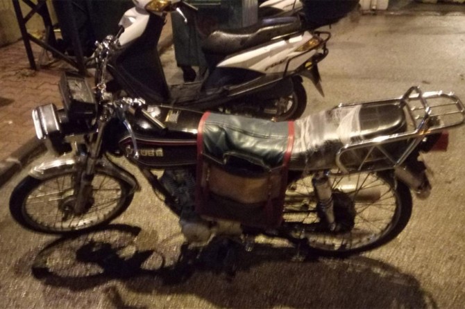 Gaziantep'te motosikletli kapkaççı kaza yapınca yakalandı