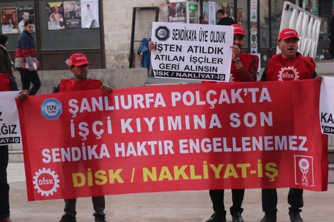 Şanlıurfa'da muayene istasyonu işçileri 139 gündür eylemde