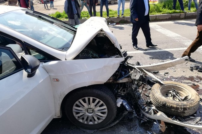 Li Diyarbekirê qeza trafîkê: 2 birîndar