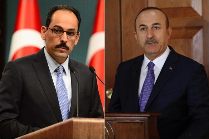 Çavuşoglu û Kalin ji Netanyahu re bertek nîşan dan