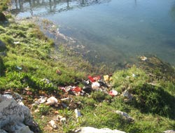 Berdan Çayı Pislik İçinde