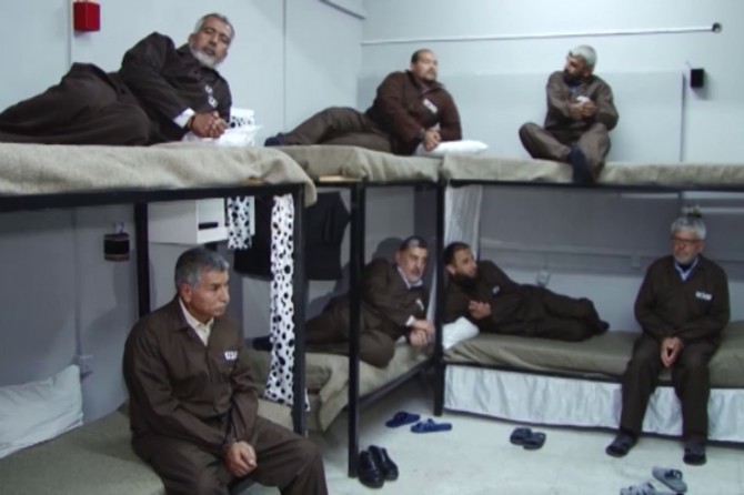 Gazze'de Filistinli esirlere destek gösterisi