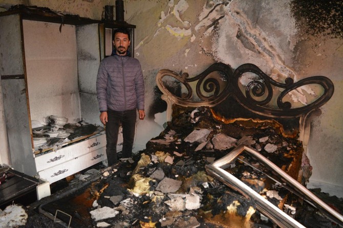 Çıkan yangında faciadan dönüldü