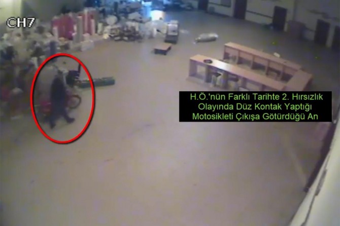 Engellilerin motosikletini çalan şüpheli yakalandı