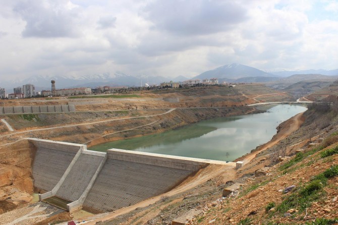 Malatya Yeşilvadi (Beylerderesi) Barajında su tutuldu