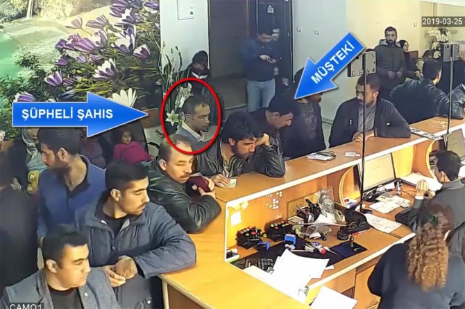 Gaziantep'te noterde vatandaşların cep telefonunu çalan şüpheli tutuklandı