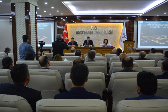 Batman İl Koordinasyon Kurulu Toplantısı yapıldı