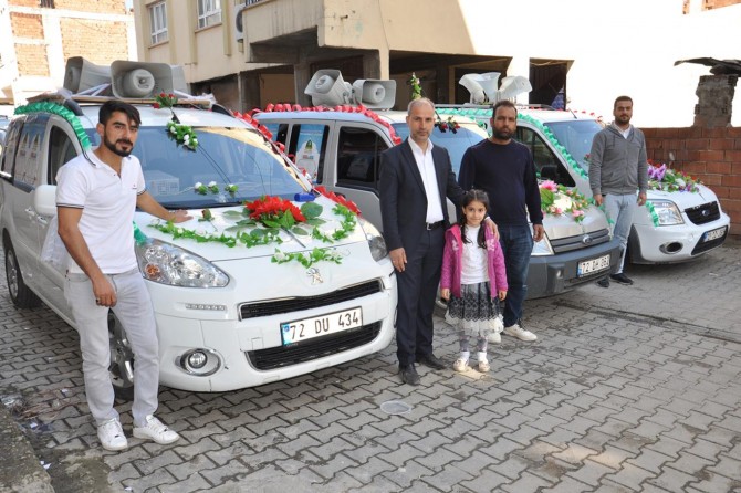 Batman halkı anons araçlarıyla büyük etkinliğe davet ediliyor