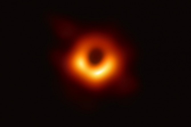 The first-ever "black hole" photographed