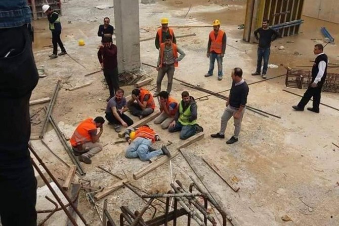Alanya'da inşaattan düşen işçi hayatını kaybetti