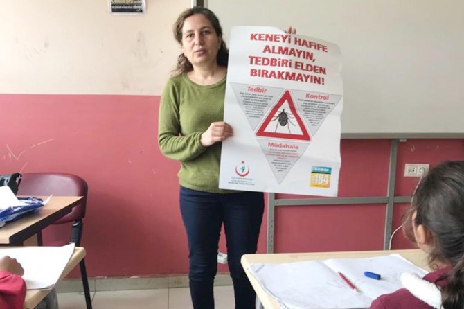 Öğrencilere “Kırım Kongo Kanamalı Ateşi” semineri