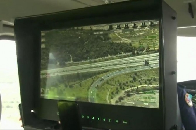 Havadan trafik denetimi yapıldı