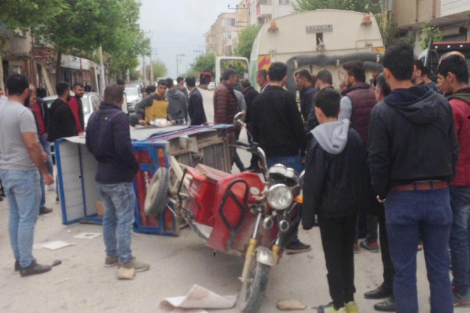 Nusaybin’de trafik kazası: 1 yaralı
