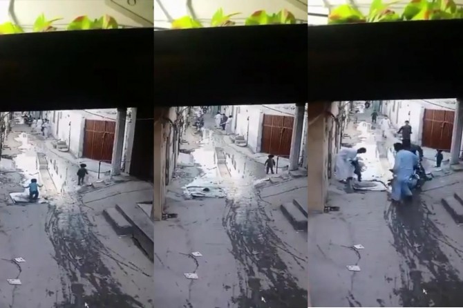 Zarokê biçûk ê ku ket koncala selebê ji mirinê filitî