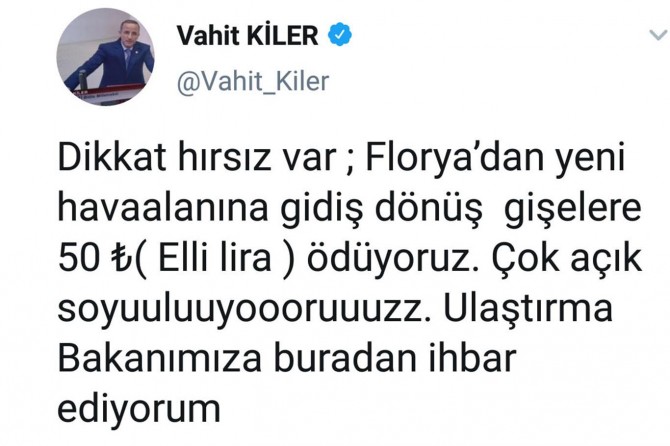 AK Partili vekilden gişe fiyatları için dikkat çeken paylaşım