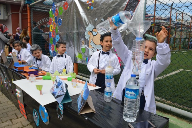 Siirt Vilayetler Hizmet Birliği Anaokulu öğrencilerinden Bilim Şenliği