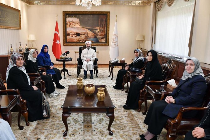 Uluslararası yarışmalarda dereceye giren öğrencilerden Erbaş’a ziyaret