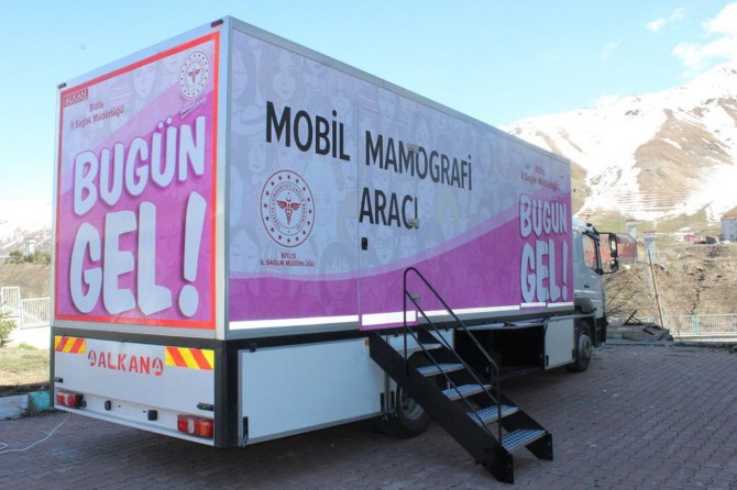 Bitlis'te mobil kanser tarama aracı hizmete başladı