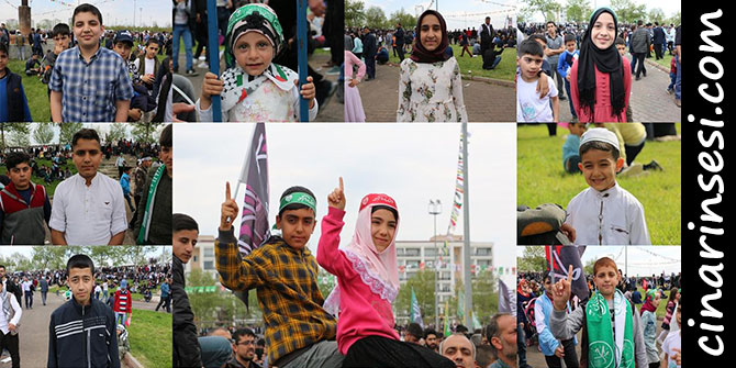 Etkinliğe katılan çocuklar duygularını paylaştı