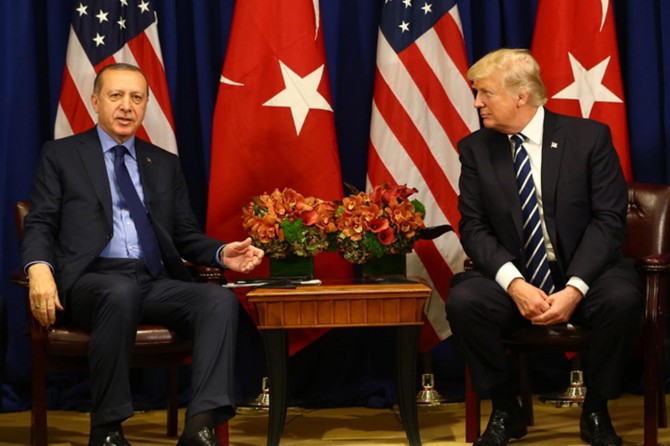Cumhurbaşkanı Erdoğan ile Trump görüştü