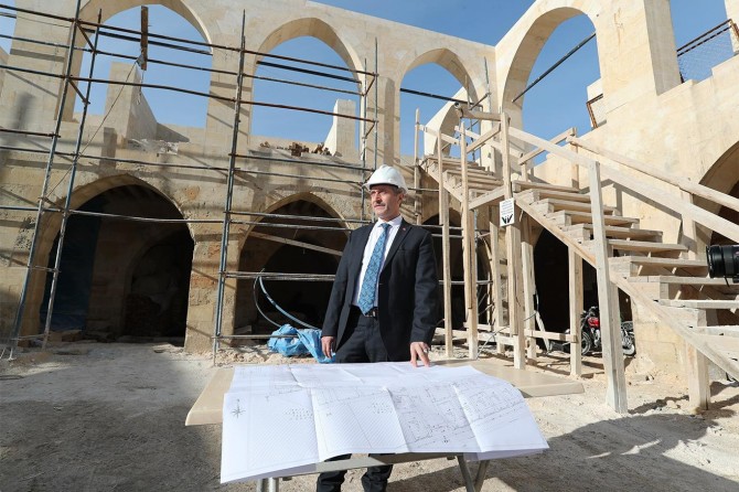 ​Gaziantep Şahinbey'de tarihi mekânlardaki çalışmalar devam ediyor