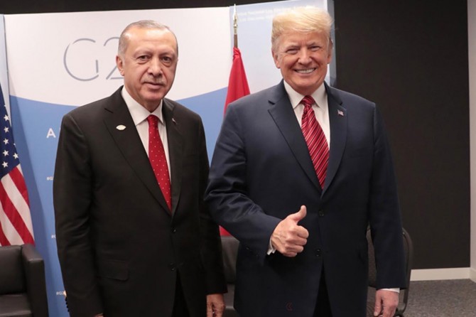 Cumhurbaşkanı Erdoğan Trump'la görüştü