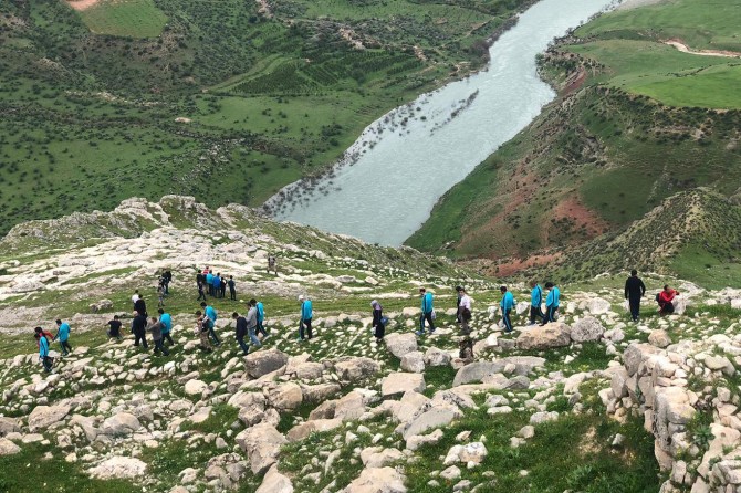 Siirt'te çocuk ve engelliler doğa yürüyüşünde