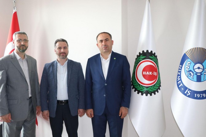 HÜDA PAR İstanbul İl Başkanlığından HAK-İŞ Konfederasyonuna ziyaret