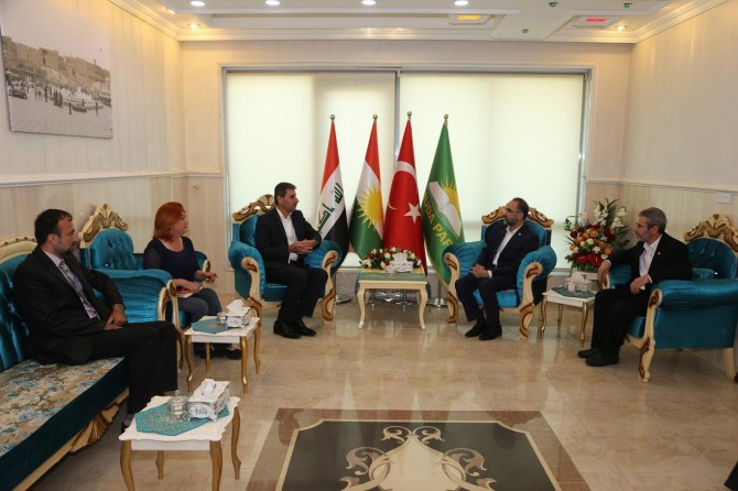Greeting visits continue to HUDA PAR's Erbil office