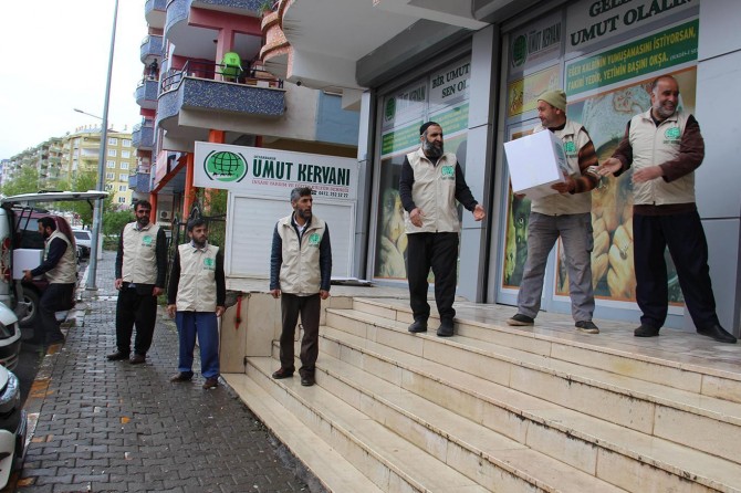 ​Kerwana Umûdê dest bi xebatên alîkarîyê yên remezanê kir