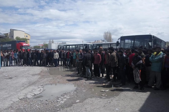 Van’da 213 düzensiz göçmen yakalandı