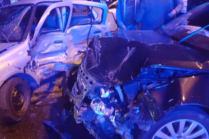 Palu'da trafik kazası: 1'i bebek 5 yaralı