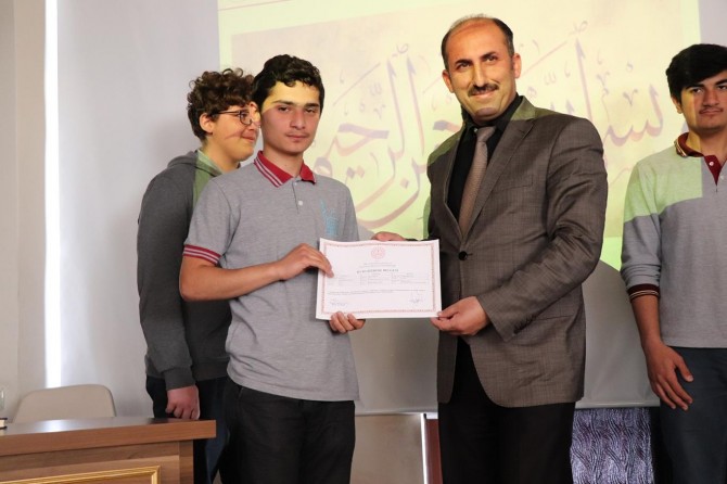 Mardin’de Osmanlıca kursu sertifika töreni