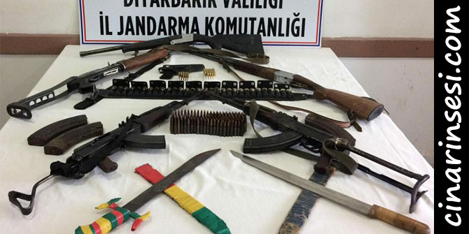 Çınar'da silah kaçakçılarına operasyon