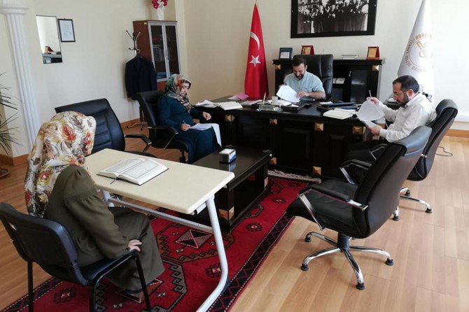 Adıyaman'da Kur'an Kursu Öğreticiliği sınavı yapıldı