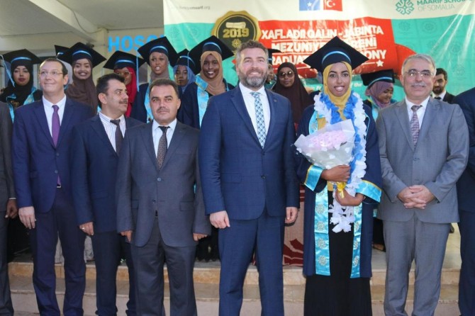 Somali Maarif Okulları'nda mezuniyet töreni
