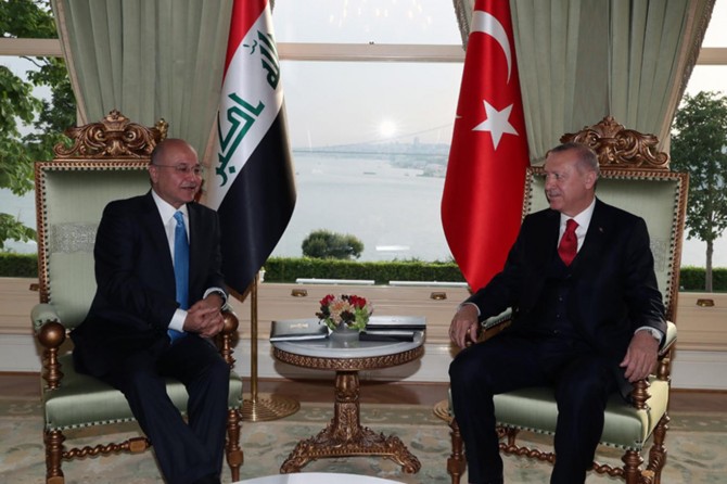 Cumhurbaşkanı Erdoğan, Iraklı mevkidaşı Salih ile görüştü
