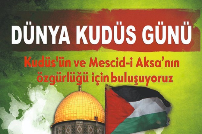 'Dünya Kudüs Günü' basın açıklamasına davet