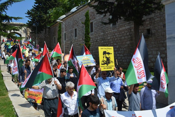 İstanbul Dünya Kudüs Günü için yürüdü