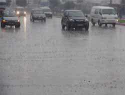 Mersin'de Sağanak Yağış