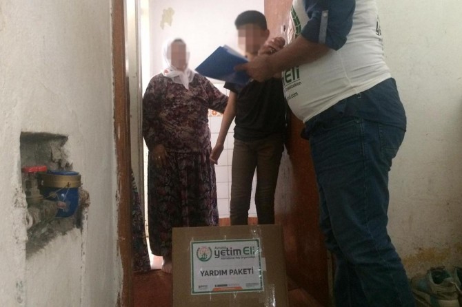 Avrupa Yetim Eli'nden Ordu’daki muhtaçlara gıda yardımı