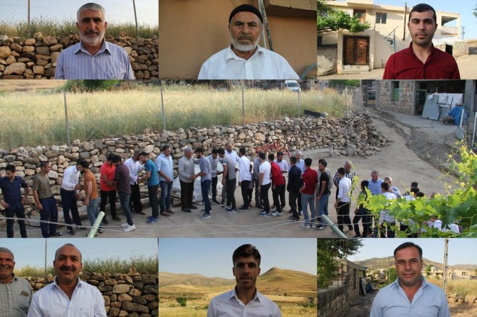 Kavak Mezrası sakinleri eski bayram geleneklerini devam ettiriyorlar