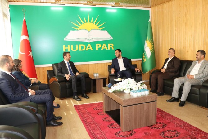 AK Parti ve Saadet Partisinden HÜDA PAR’a bayram ziyareti